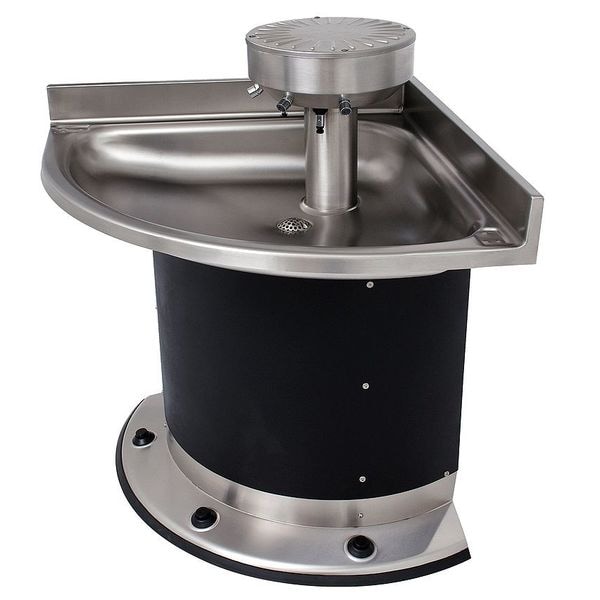 Black/Silver, Corner, Wash Fountain