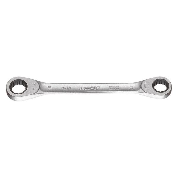 Ratchet Double Box End Wrench, 1/2x9/16"