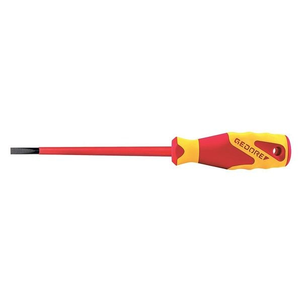 Insulated Screwdriver, Slotted, 10mm Slotted 10mm x 1.6mm