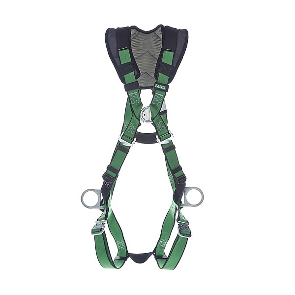 V-FORM+(TM) Safety Harness Fall Protection Harness, 2XL, 310 lb, Not Applicable Chest/
