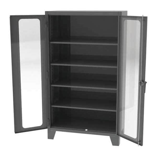 Shelving Storage Cabinet, 90 in H, 60 in W, 5 Shelves