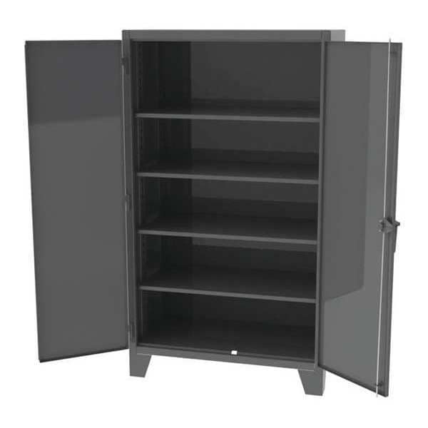 Shelving Storage Cabinet, 66 in H, 48 in W, 4 Shelves