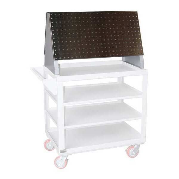 Cart, 18"Wx30"H, Steel Tool Panel, Steel, 18" W, 30" H