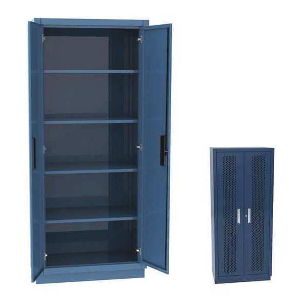 Shelving Storage Cabinet, 72 in H, 24 in W, 4 Shelves
