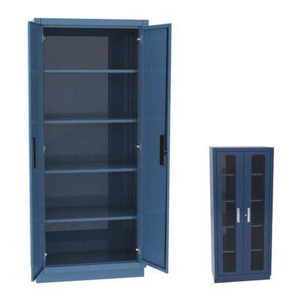 Shelving Storage Cabinet, 72 in H, 48 in W, 4 Shelves