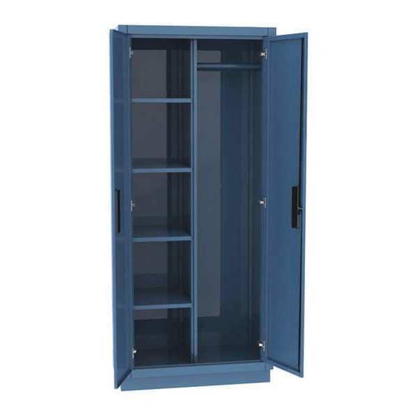 Wardrobe Storage Cabinet, 72 in H, 48 in W, 4 Shelves