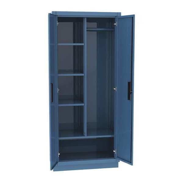 Wardrobe Storage Cabinet, 84 in H, 24 in W, 4 Shelves