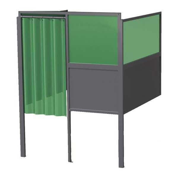 Welding Booth, 6ft.x6ft., Wall Mounted