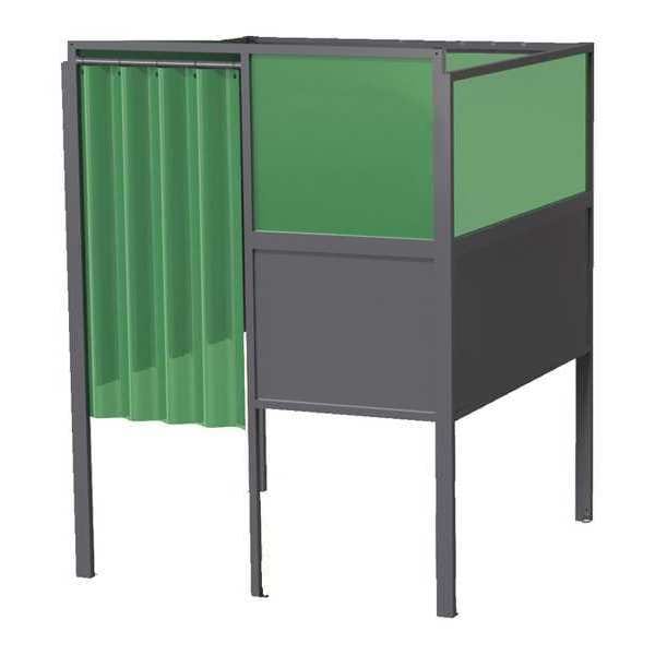 Welding Booth, 6ft.x6ft., Wall Mounted