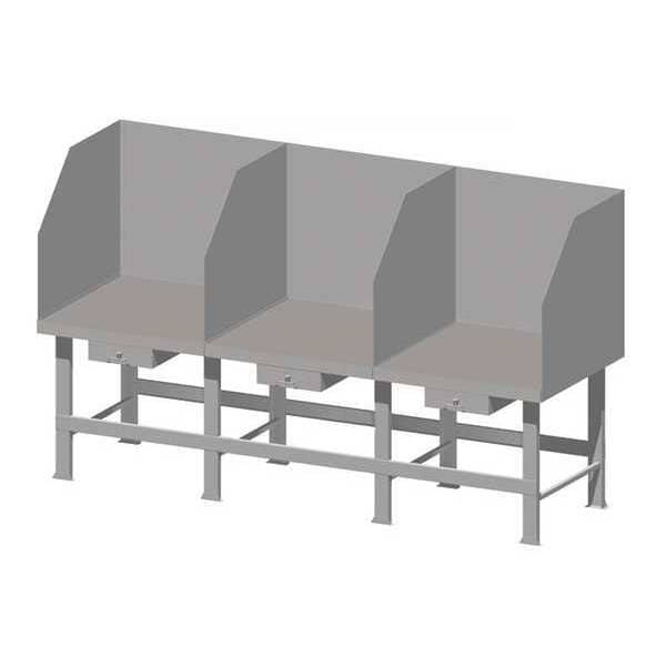 Three Station Welding Bench, No Drawers