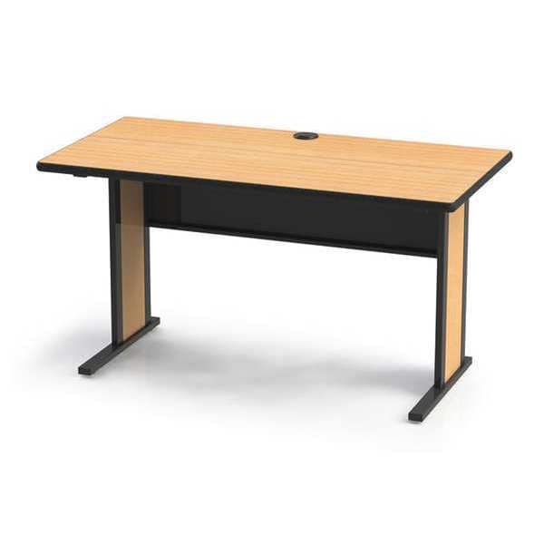 Workstation Desk In-Line Computer Station, 60"Wx24"Dx34"H, 24" D X 35-1/4" H, 60" W X Laminated MDF
