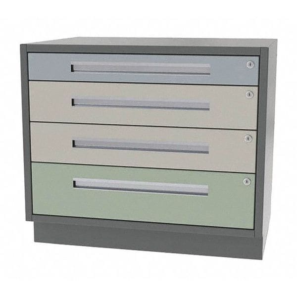 Cabinet, 4 Drawer, 36"Wx18"Dx28"H