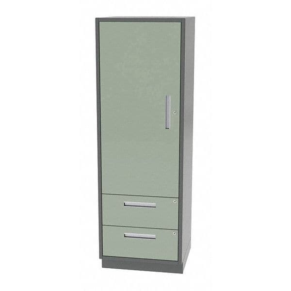Tall Cabinet, 24"x24"x72", Door/2 Drawer