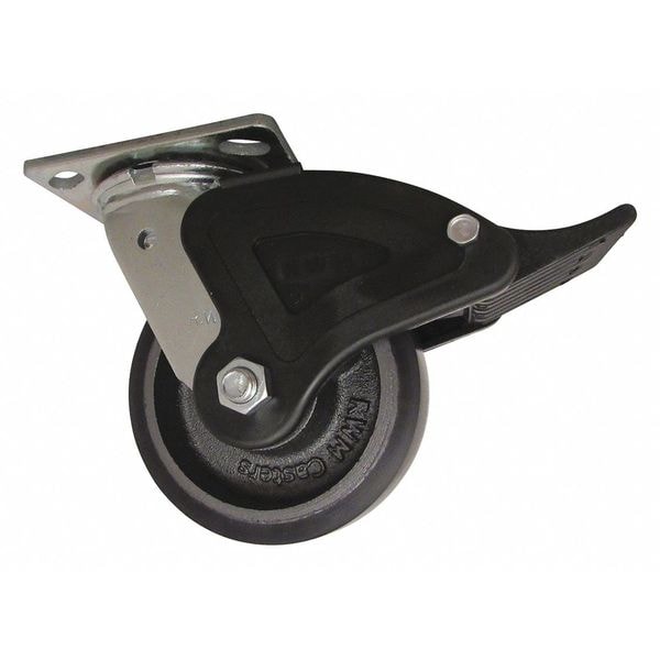 Medium Duty Caster, 5", w/Total Lock Brake