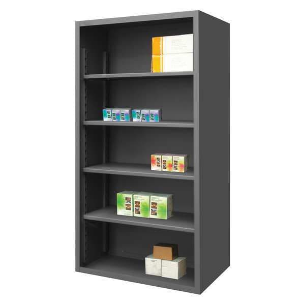 Shelving, Enclosed, 12 Gauge, 24"x60"x72"