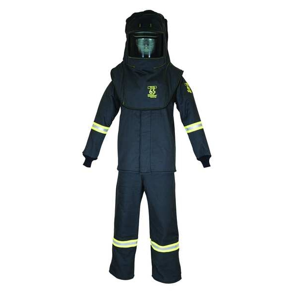 Arc Flash Clothing Kit, 76 cal/sq cm ATPV, 5XL, 30 in Inseam, Aramid