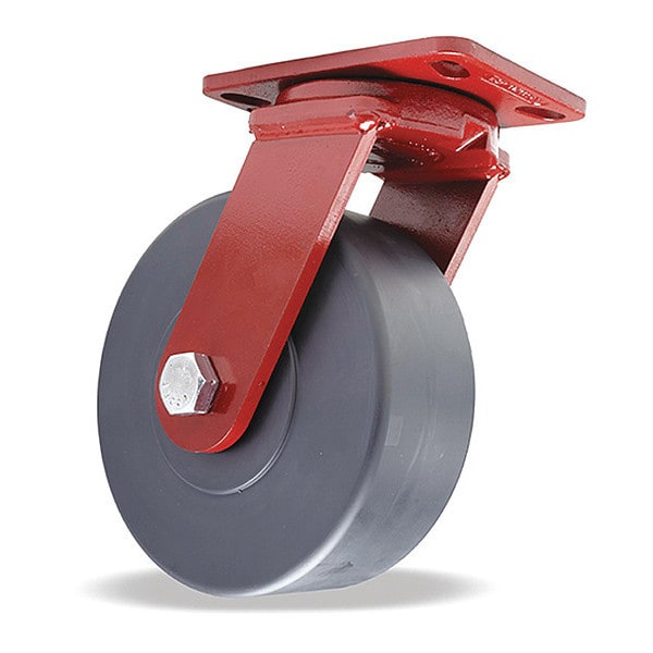 Spinfinity Maintenance-Free Kingpinless ZFFM Series Swivel Caster, 10" x 3" Nylast Cast Nylon Wheel