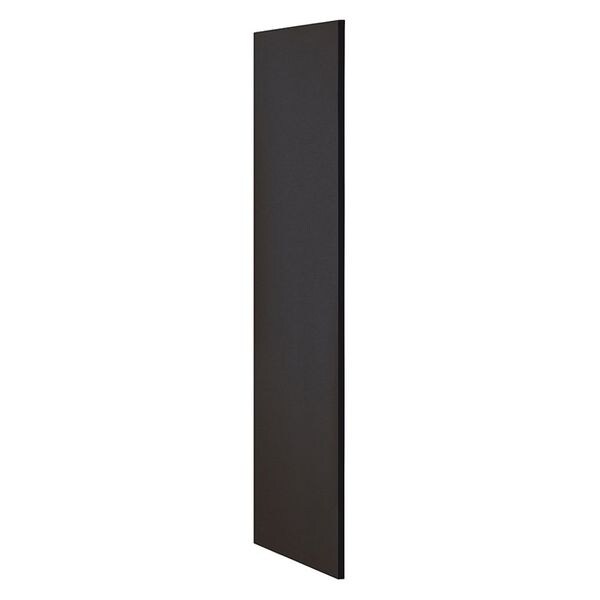 End Panel, Flat Top, 21" Wx60" H, Black