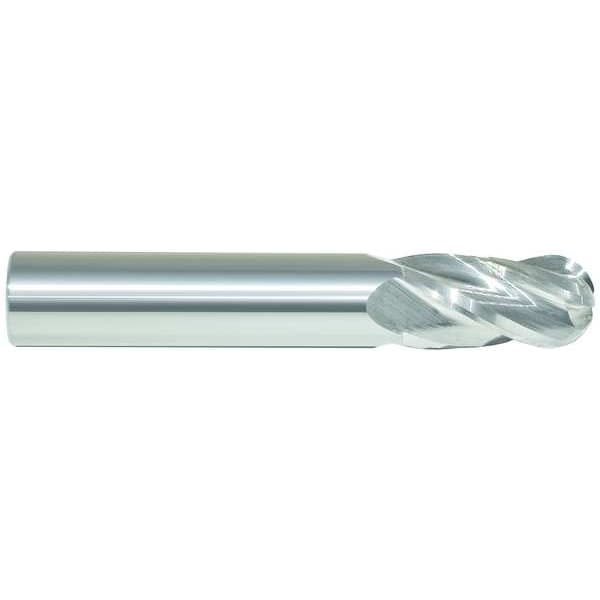 Carbide End Mill, 1/2In, 4FL, Single, 4In