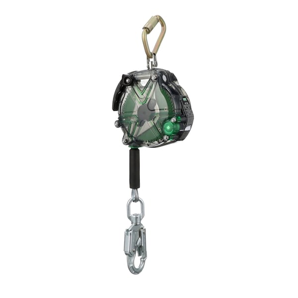 V-TEC Standard Cable SRL, 30' (10m), Stainless Steel Cable, Steel Swivel Snaphook, ANSI