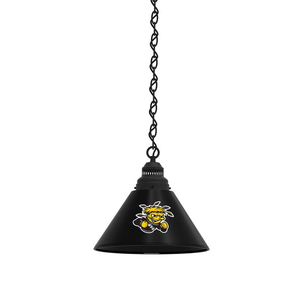 Wichita State Pendant Light, Black Fixture