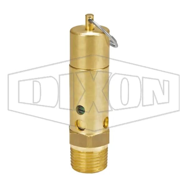 Heavy-Duty/High-Capacity Safety Pop-Off Valve, 1/2 in, MNPT, 200 psi, 391 SCFM