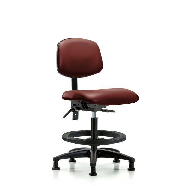Vinyl Chair, Med Bench, Foot Ring, Glides, Borscht