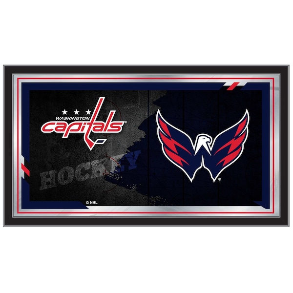 Washington Capitals 15" x 26" Hockey Collector Mirror by Holland Bar Stool Company