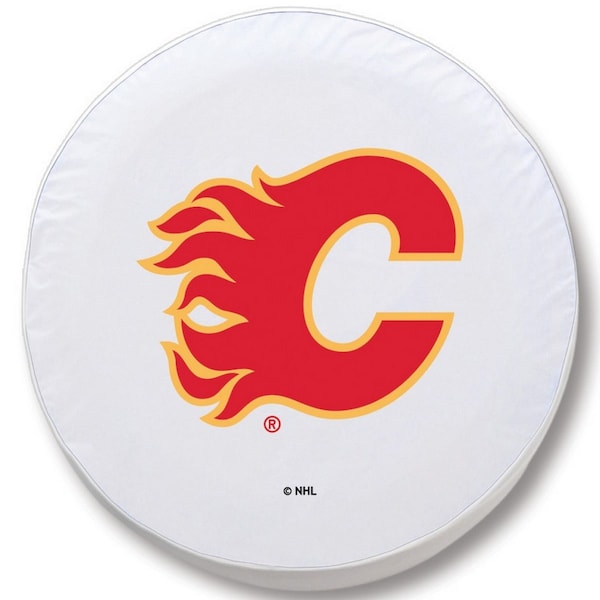 21 1/2 x 8 Calgary Flames Tire Cover