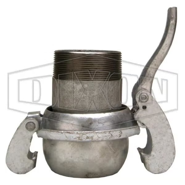 Type B Quick Connect Fitting, 3 in, MNPT, Steel, Domestic