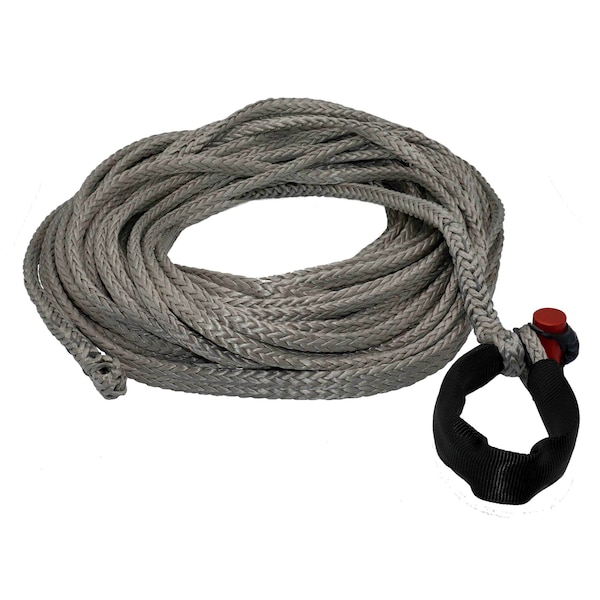 3/8 in. x 200 ft. 6,600 lbs. WLL. LockJaw Synthetic Winch Line w/Integrated Shackle