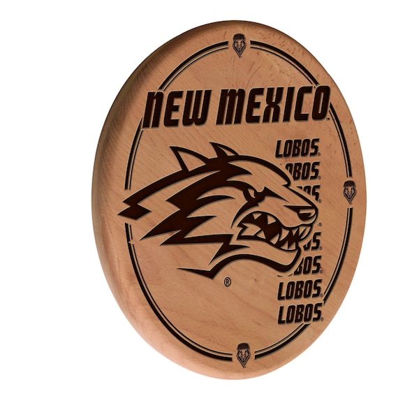 University of New Mexico 13" Laser Engraved Solid Wood Sign