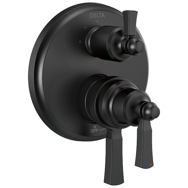 Dorval Traditional 2-Handle Monitor 17 Series Valve Trim with 3 Setting Diverter