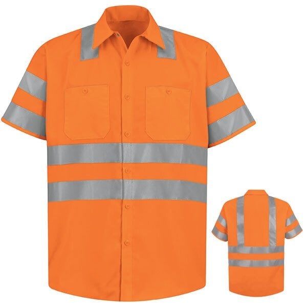 Ss Hi-Viz Workshirt - Ansi Class 3, XL