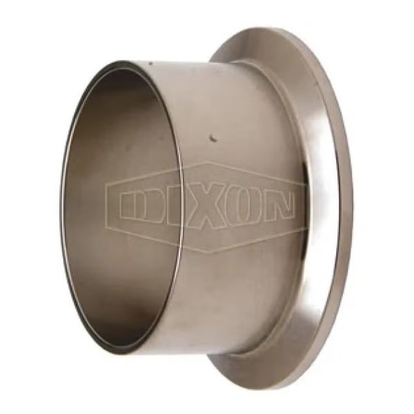 Long Weld Ferrule, 10 in, 316L SS, Domestic