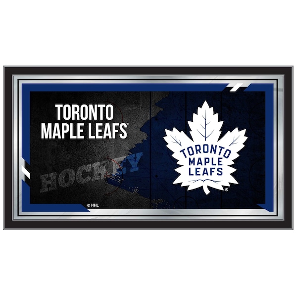Toronto Maple Leafs 15" x 26" Hockey Collector Mirror by Holland Bar Stool Company