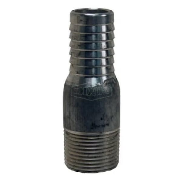 Combination Nipple, 3/4 in, Hose Shank x MNPT, Aluminum, Domestic