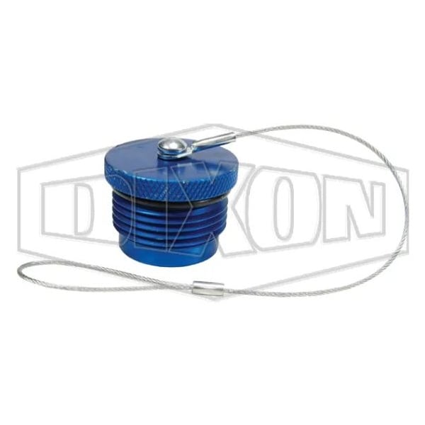 DQC VEP Dust Plug, 1/4 in Nominal, Aluminum, Domestic