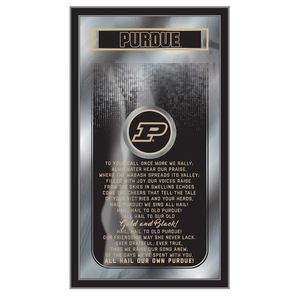 Purdue 26" x 15" Fight Song Mirror