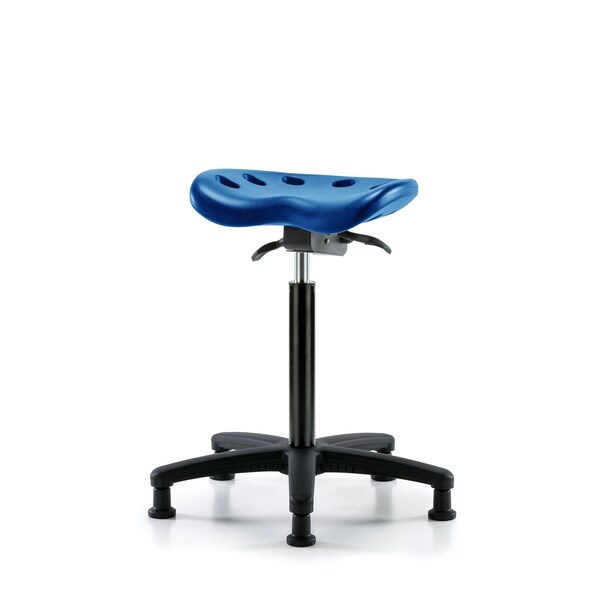 Poly Tractor Sit-Stand, Blue