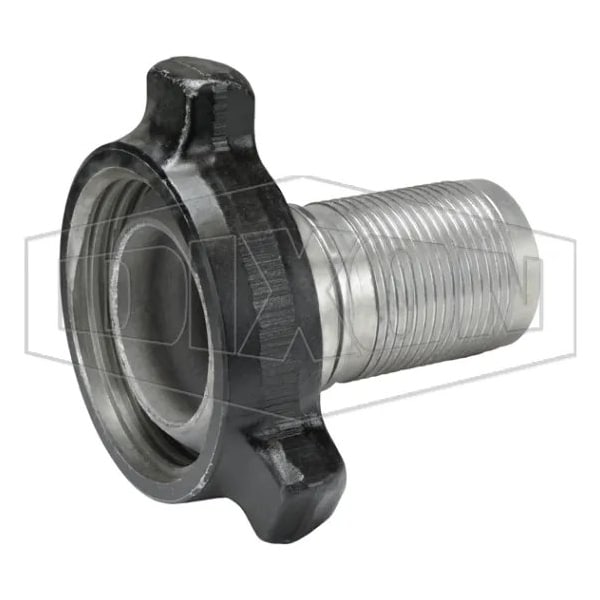 FIG 100 1 pc Male Frac Fitting with Nut and O-Ring, 3 in Nominal, Iron/Steel/Forged Steel Nut, Domes