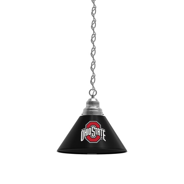 Ohio State Pendant Light, Chrome Fixture