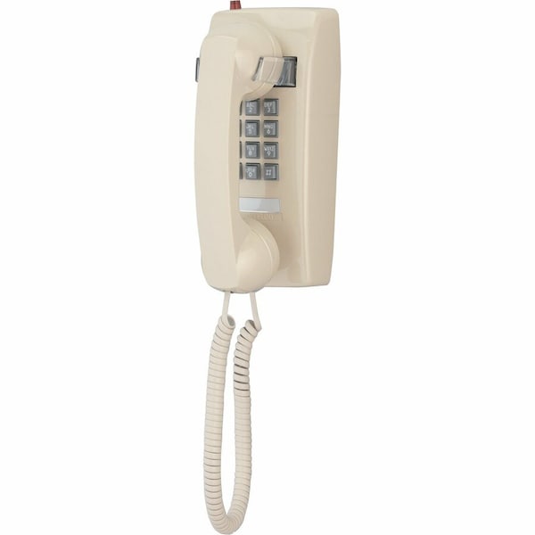 Cortelco 255444VBA27M Standard Phone - Ash - 1 x Phone Line - Hearing Aid Compatible