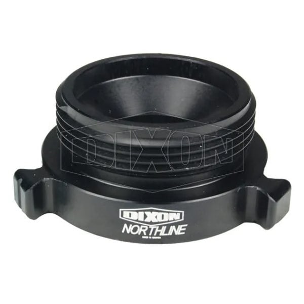 Style N37 Rocker Lug Hydrant Adapter, 6 x 5 in, Female NST NH x Male NST NH, Aluminum, Hardcoat