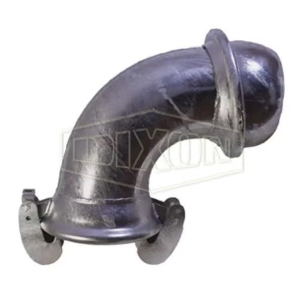 Type A Quick Connect Elbow, 12 in Nominal, MNPT x FNPT, Steel, Domestic