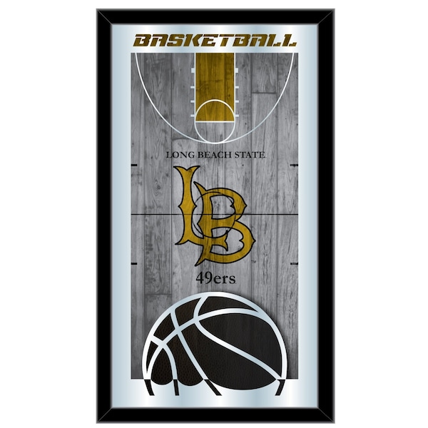 Long Beach State University 15" x 26" Basketball Mirror