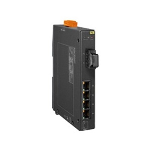 4-Port 10/100 Mbps PoE (PSE) with 1 fiber port Switch, NSM205PFT