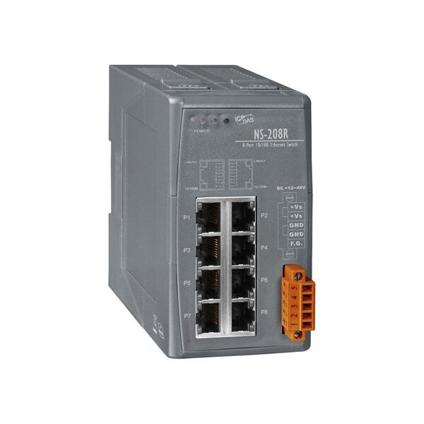 EN50155 8-port Industrial 10/100 Mbps Ethernet Switch
