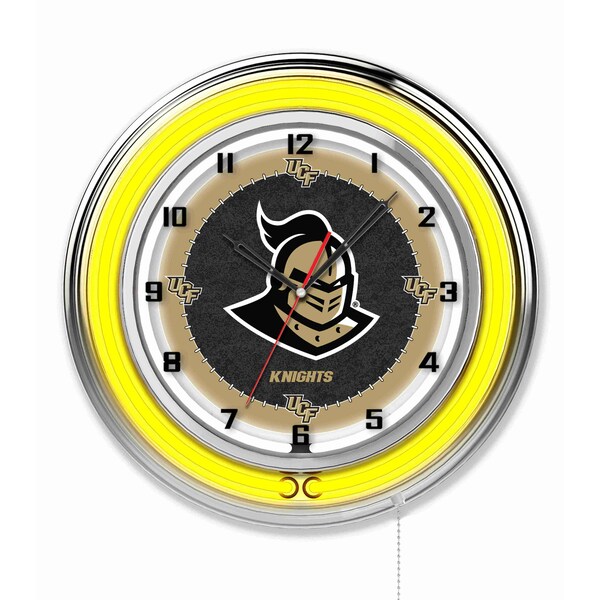 University of Central Florida Double Neon 19" Clock