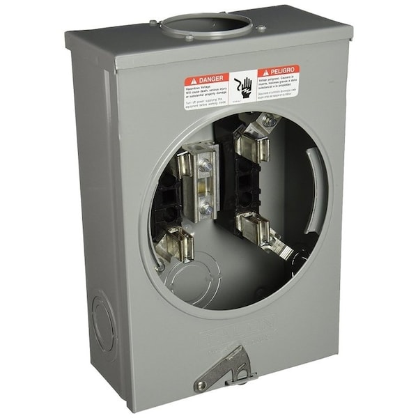 Siemens SUAT111-0GF Ringless Meter Socket, 135 A, 600 V, 1-Phase